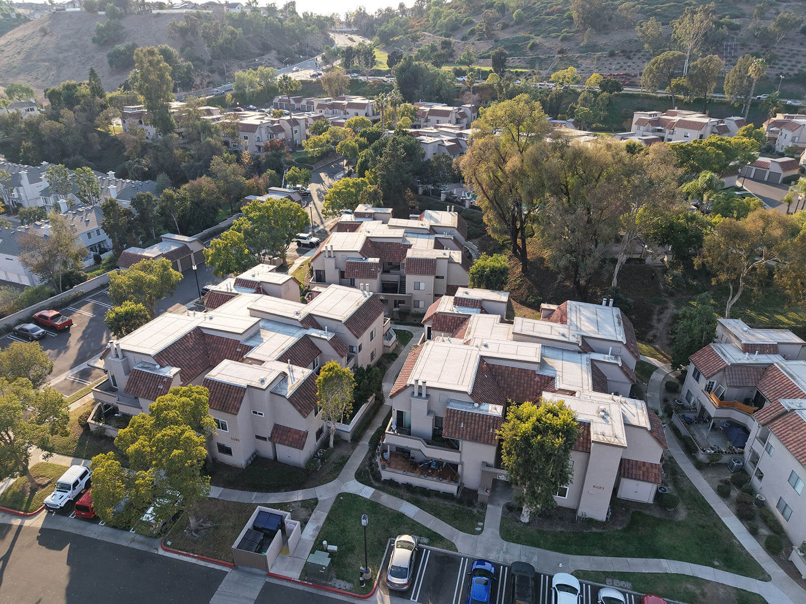 aerial view photo of a condominium