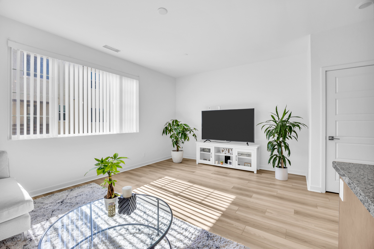 Interior of a home before de-cluttering virtual service