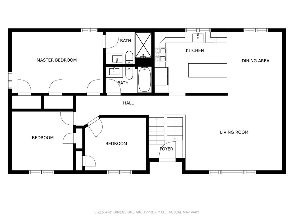 image of a typical home floorplan