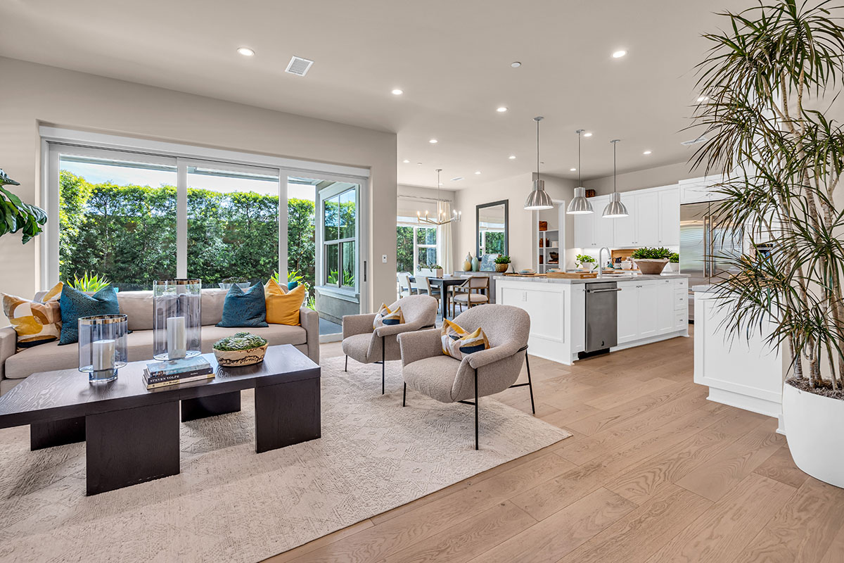 Real Estate photograph of a living room