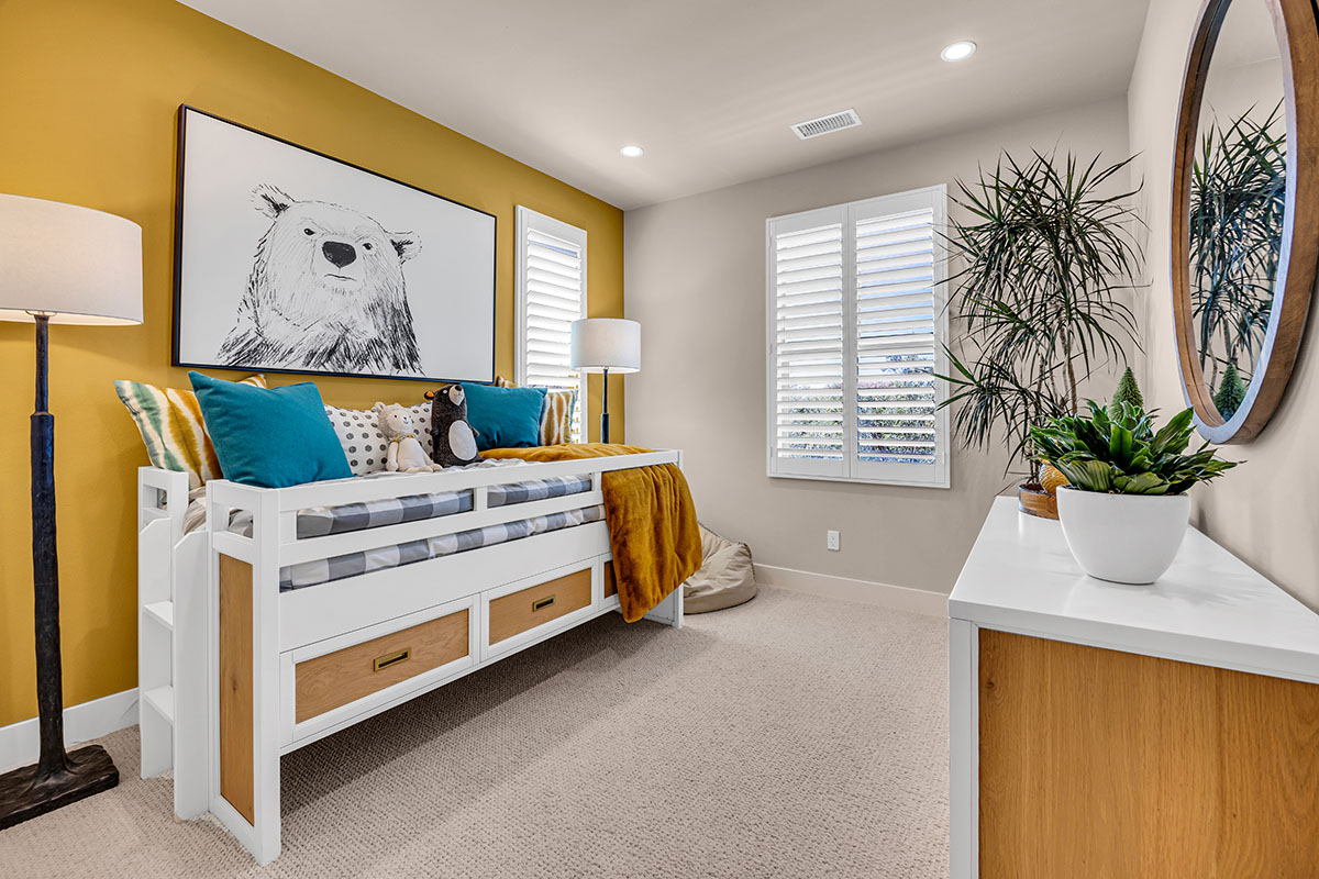 Real Estate photograph of a kids bedroom